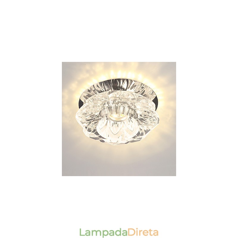 Pequenas luzes de teto de vidro Modern Simply Lamp Iluminação garantida