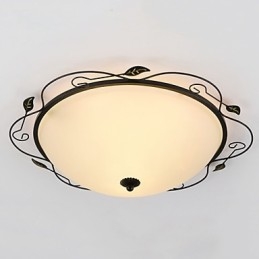 Lâmpada de luz de cúpula de absorção de estilo rural clássico de 32 cm da Europa