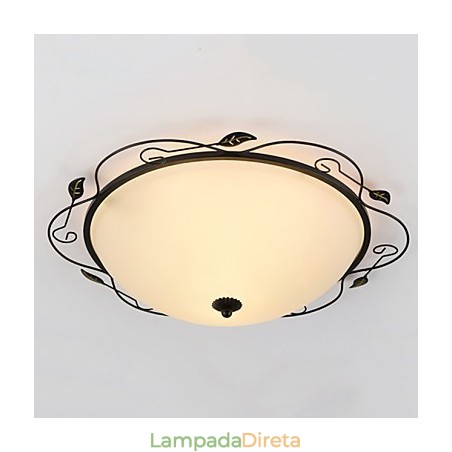 Lâmpada de luz de cúpula de absorção de estilo rural clássico de 32 cm da Europa Lâmpada de luz de cúpula de absorção de estilo rural clássico de 32 cm da Europa