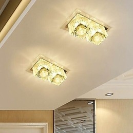 27*15*5CM Cristal Teto Lâmpada Spotlight SMD 6W Criativo Lâmpada Tubo Luz Colorida Cor Luz Dome