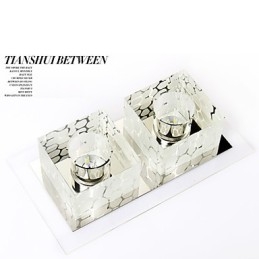27*15*5CM Cristal Teto Lâmpada Spotlight SMD 6W Criativo Lâmpada Tubo Luz Colorida Cor Luz Dome