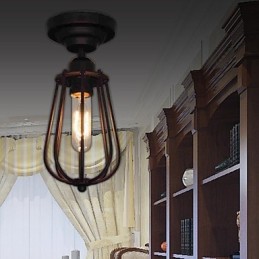 Luminárias de Teto 1 Luz Retro Elegante Artística MS 86263