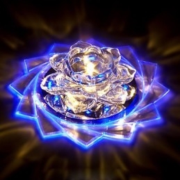 20*8.5CM Mini Cristal Lâmpada de Teto Holofote 3W Lâmpada Criativa Tubo de Luz Colorido Cor Quadrado Luz Domo