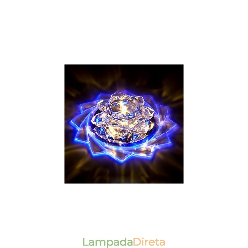20*8.5CM Mini Cristal Lâmpada de Teto Holofote 3W Lâmpada Criativa Tubo de Luz Colorido Cor Quadrado Luz Domo