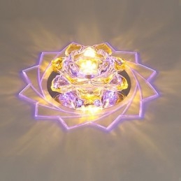 20*8.5CM Mini Cristal Lâmpada de Teto Holofote 3W Lâmpada Criativa Tubo de Luz Colorido Cor Quadrado Luz Domo