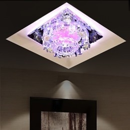 Lâmpada quadrada de varíola Luz de cristal Luz criativa Lâmpada de tubo de luz de cúpula