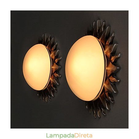 26*8CM Arte de desenho animado contemporânea e contraída Girassóis absorvem luz de cúpula 26*8CM Arte de desenho animado contemporânea e contraída Girassóis absorvem luz de cúpula