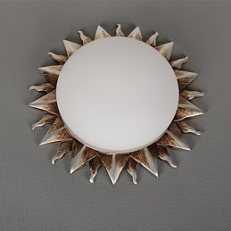 26*8CM Arte de desenho animado contemporânea e contraída Girassóis absorvem luz de cúpula