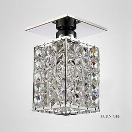 Moderno Contemporâneo Cristal Metal Galvanizado Montagem Embutida