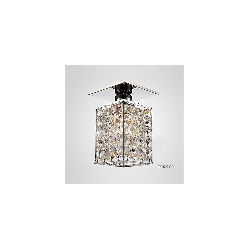 Moderno Contemporâneo Cristal Metal Galvanizado Montagem Embutida