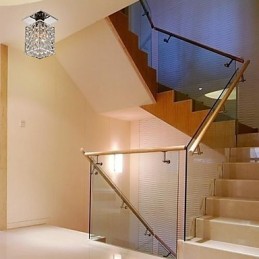 Moderno Contemporâneo Cristal Metal Galvanizado Montagem Embutida