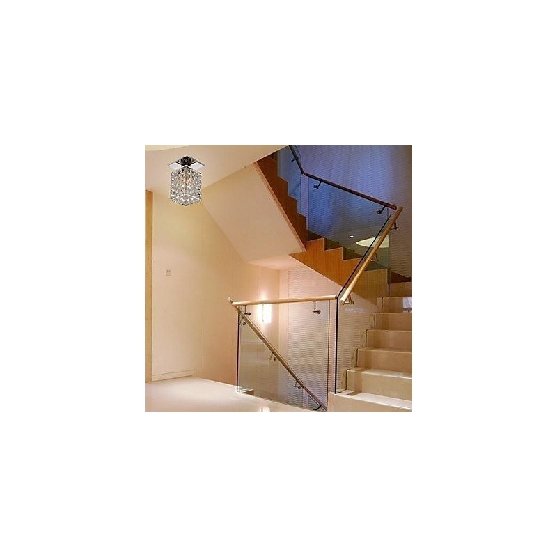 Moderno Contemporâneo Cristal Metal Galvanizado Montagem Embutida
