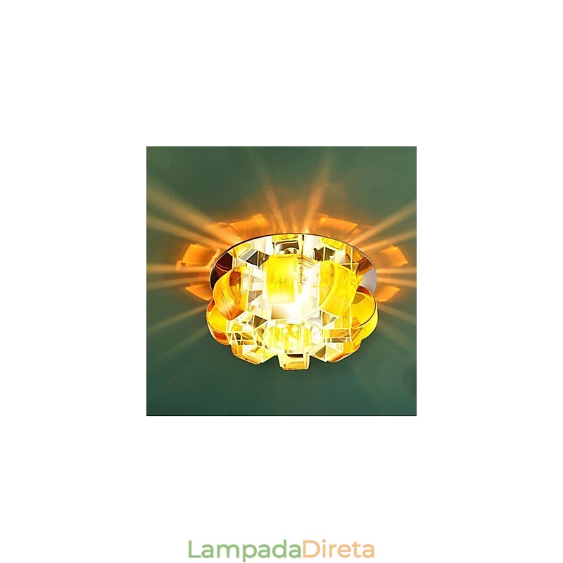 12*4.5cm lâmpada de cristal smd creativetube holofote absorve luz de cúpula