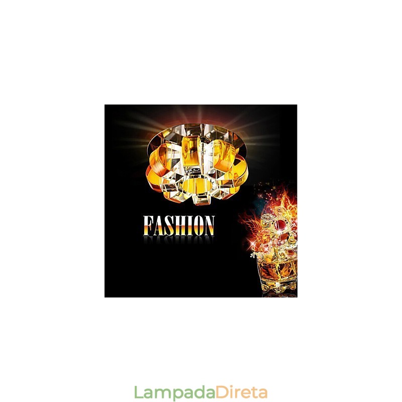 12*4.5cm lâmpada de cristal smd creativetube holofote absorve luz de cúpula