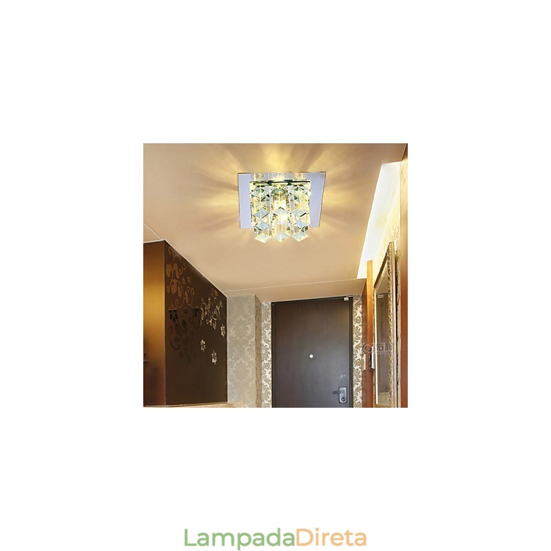 12*4.5cm lâmpada de cristal smd creativetube holofote absorve luz de cúpula