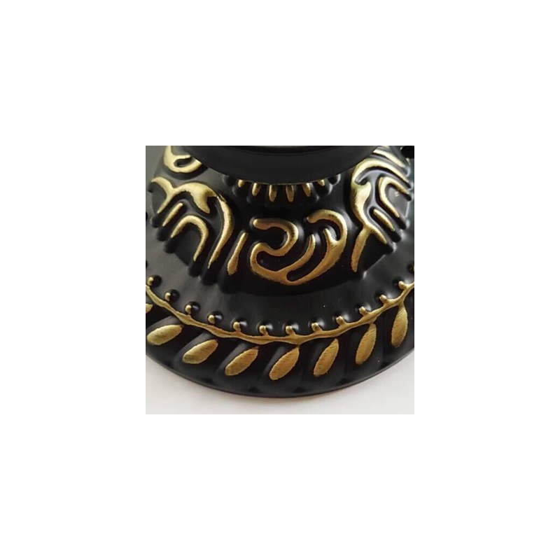 17*Artes criativas rurais europeias Vitral Absorver luz da lâmpada de cúpula