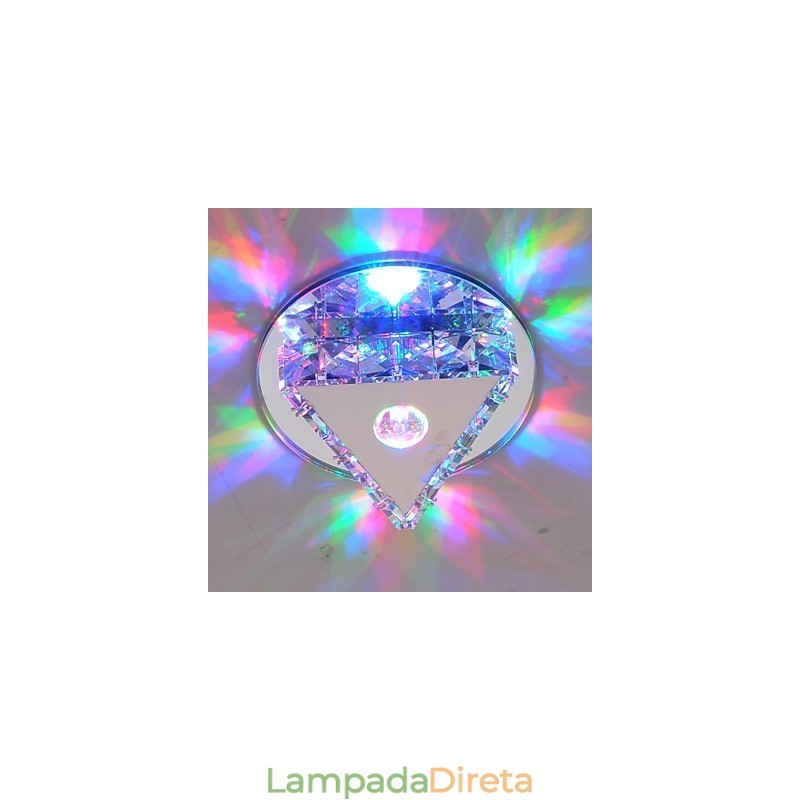 Cristal Mini Estilo Vidro Montagem Embutida Crianças