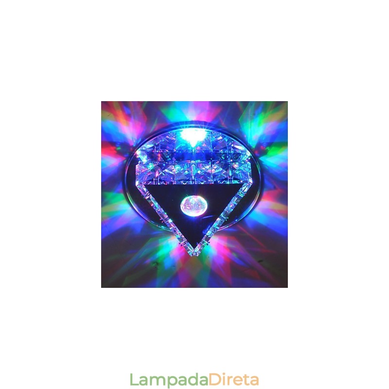 Cristal Mini Estilo Vidro Montagem Embutida Crianças