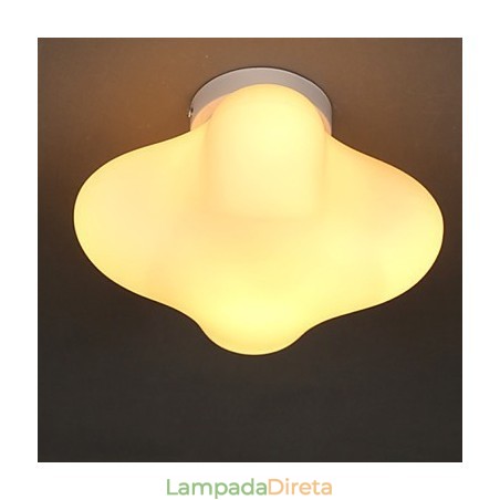 22*22CM Contemporâneo e Contraído Cabeça Única Lucky Grass Vidro Dome Light 22*22CM Contemporâneo e Contraído Cabeça Única Lucky Grass Vidro Dome Light