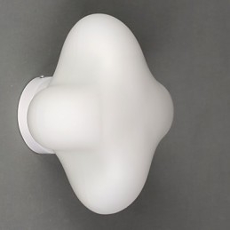 22*22CM Contemporâneo e Contraído Cabeça Única Lucky Grass Vidro Dome Light
