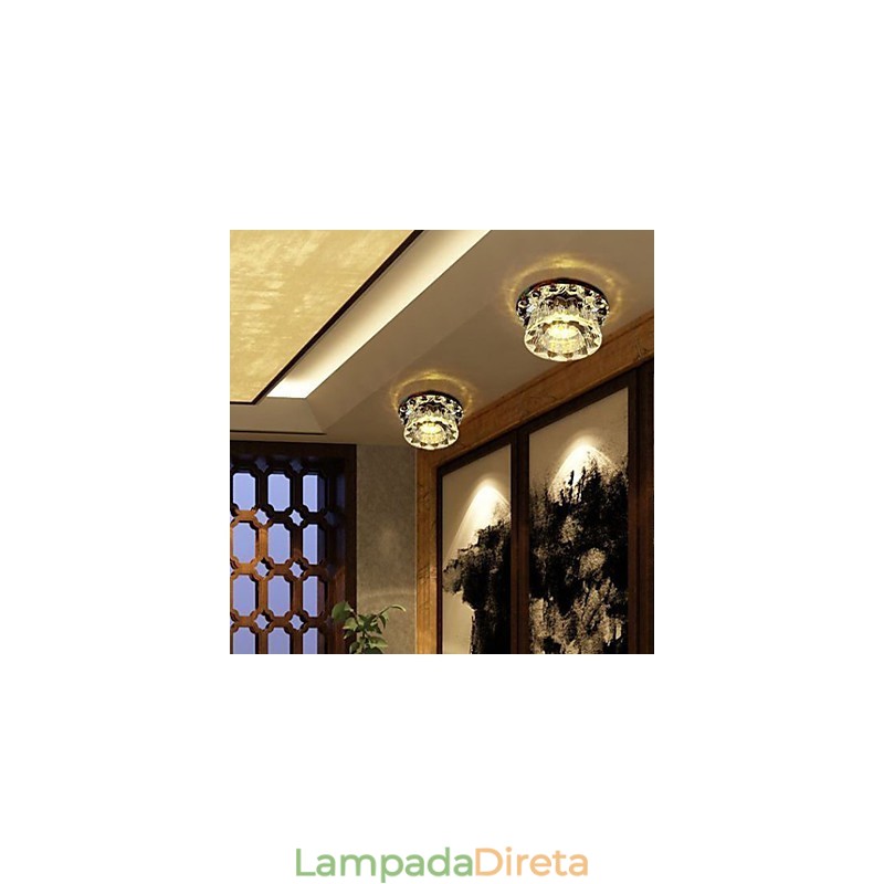 Moderno Contemporâneo Cristal Outros Cristal Montagem Embutida