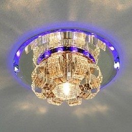 Moderno Contemporâneo Cristal Galvanizado Cristal Montagem Embutida