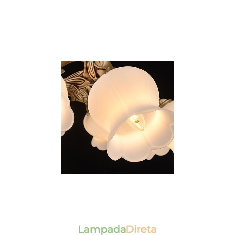 Lustre de Metal Moderno Contemporâneo Outros