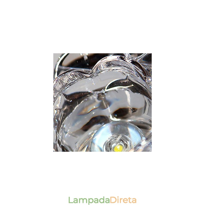 Mini estilo moderno e contemporâneo de cristal galvanizado metal montagem embutida