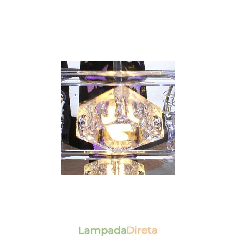 Moderno Contemporâneo Cristal Vidro Embutido