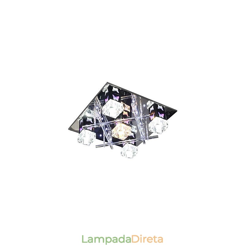 Moderno Contemporâneo Cristal Vidro Embutido