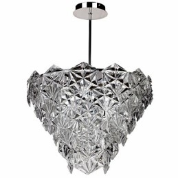 Lustre de cristal moderno contemporâneo Outros Lustre de cristal Luz pendente Montagem embutida