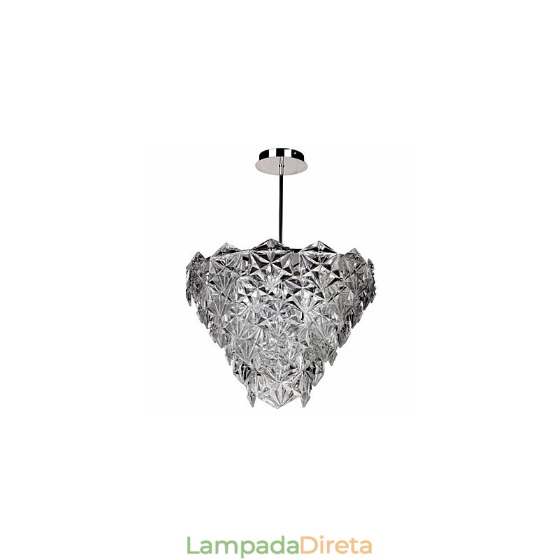 Lustre de cristal moderno contemporâneo Outros Lustre de cristal Luz pendente Montagem embutida