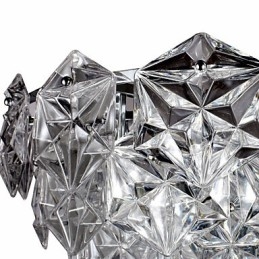 Lustre de cristal moderno contemporâneo Outros Lustre de cristal Luz pendente Montagem embutida