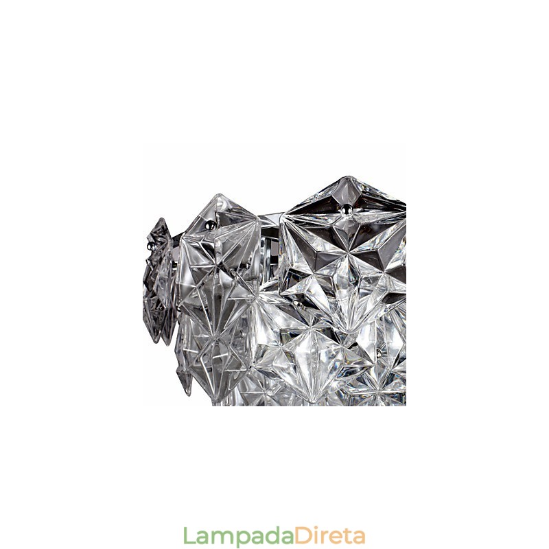 Lustre de cristal moderno contemporâneo Outros Lustre de cristal Luz pendente Montagem embutida