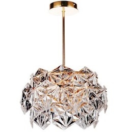 Lustre de cristal moderno contemporâneo Outros Lustre de cristal Luz pendente Montagem embutida
