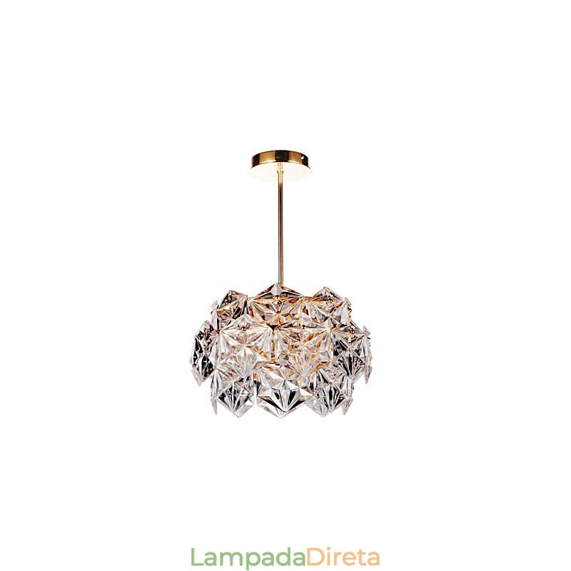 Lustre de cristal moderno contemporâneo Outros Lustre de cristal Luz pendente Montagem embutida