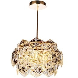 Lustre de cristal moderno contemporâneo Outros Lustre de cristal Luz pendente Montagem embutida