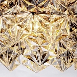 Lustre de cristal moderno contemporâneo Outros Lustre de cristal Luz pendente Montagem embutida
