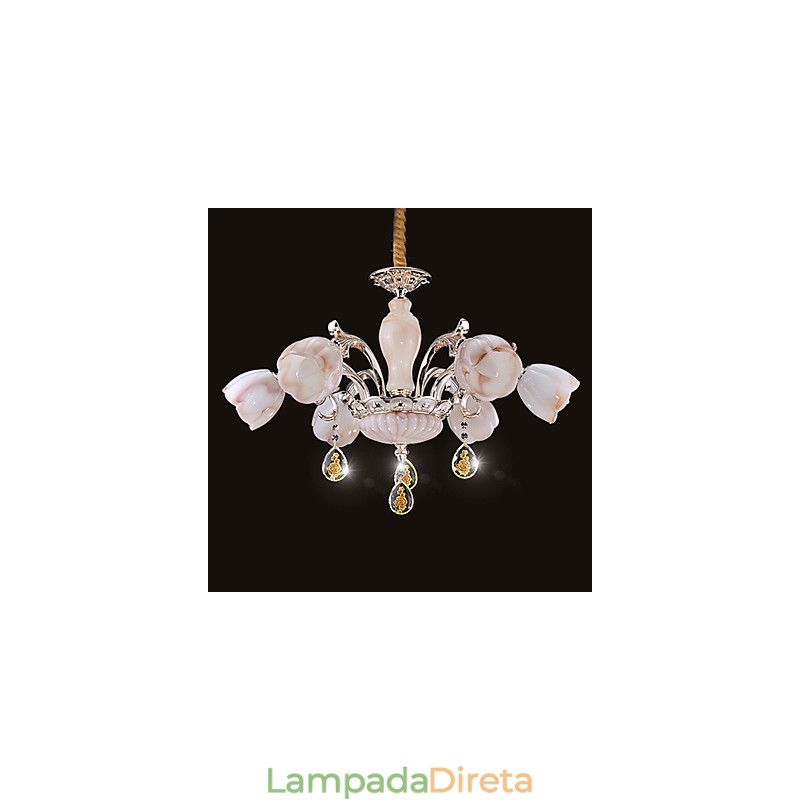 Lustre de Metal Moderno Contemporâneo Outros