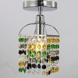 Moderno Contemporâneo Cristal Metal Galvanizado Montagem Embutida