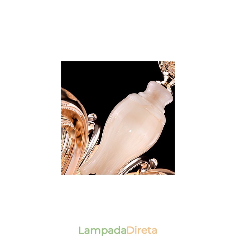 Lustre de Metal Moderno Contemporâneo Outros