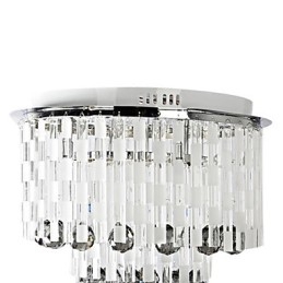 Cristal Semi Flush Mount com 8 luzes