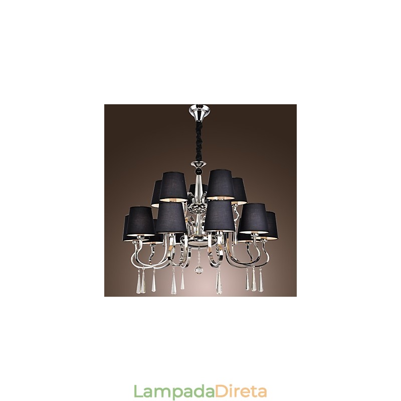 Lustre moderno contemporâneo tradicional clássico rústico chalé vintage country island metal cromado