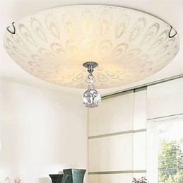 Moderno Contemporâneo Cristal Flush MountQuarto