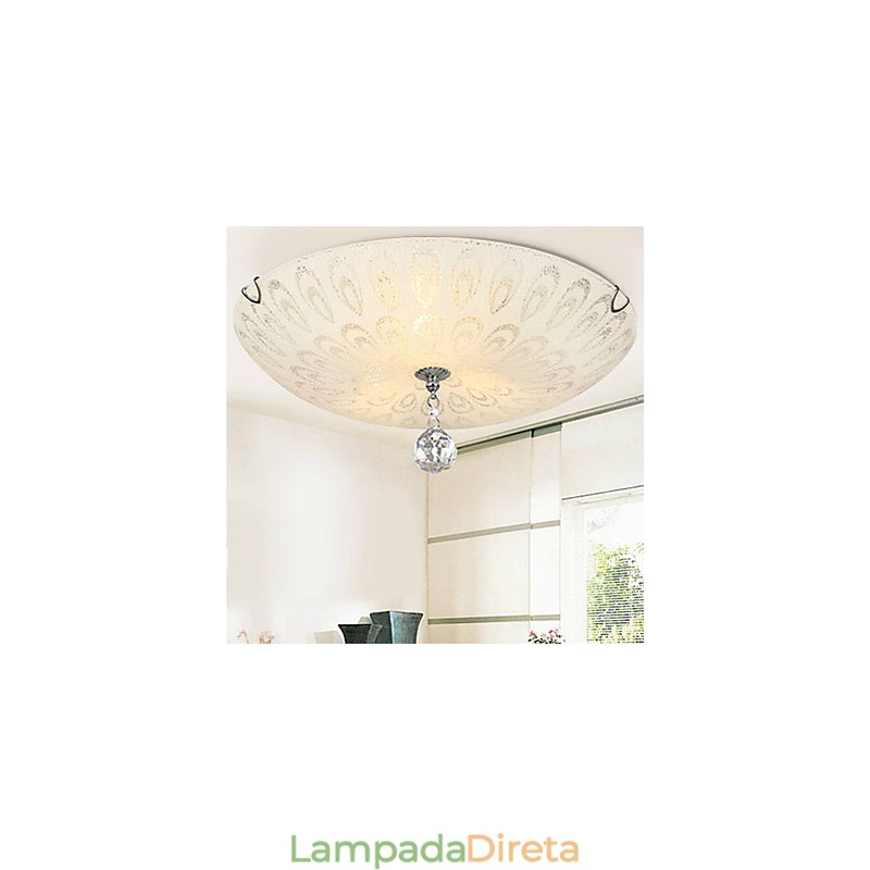 Moderno Contemporâneo Cristal Flush MountQuarto