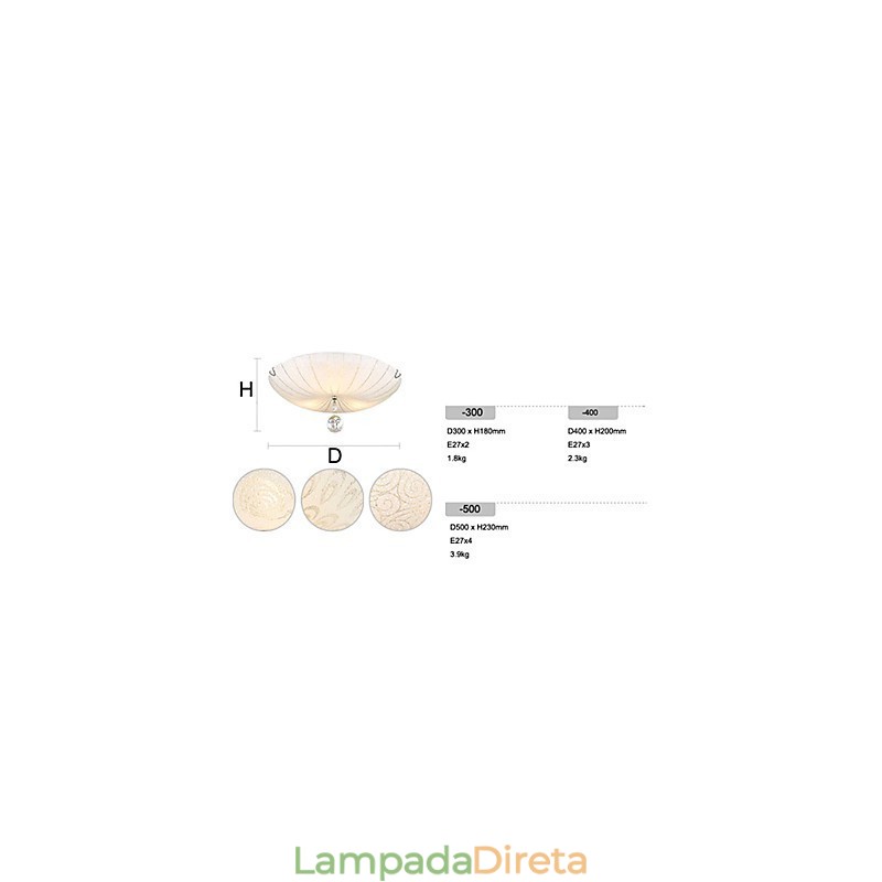 Moderno Contemporâneo Cristal Flush MountQuarto