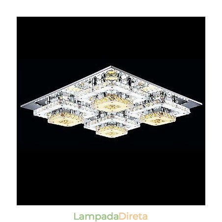 Moderno Contemporâneo Cristal Cromado Metal Montagem Embutida Moderno Contemporâneo Cristal Cromado Metal Montagem Embutida