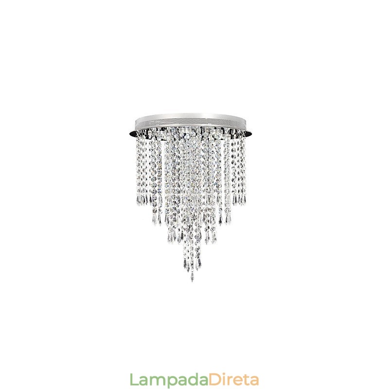 Moderno Contemporâneo Cristal Cromado Cristal Montagem Embutida Crianças