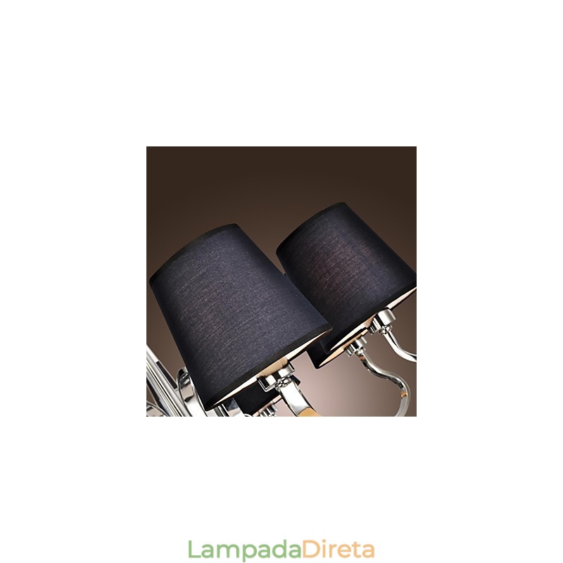 Lustre moderno contemporâneo tradicional clássico rústico chalé vintage country island metal cromado