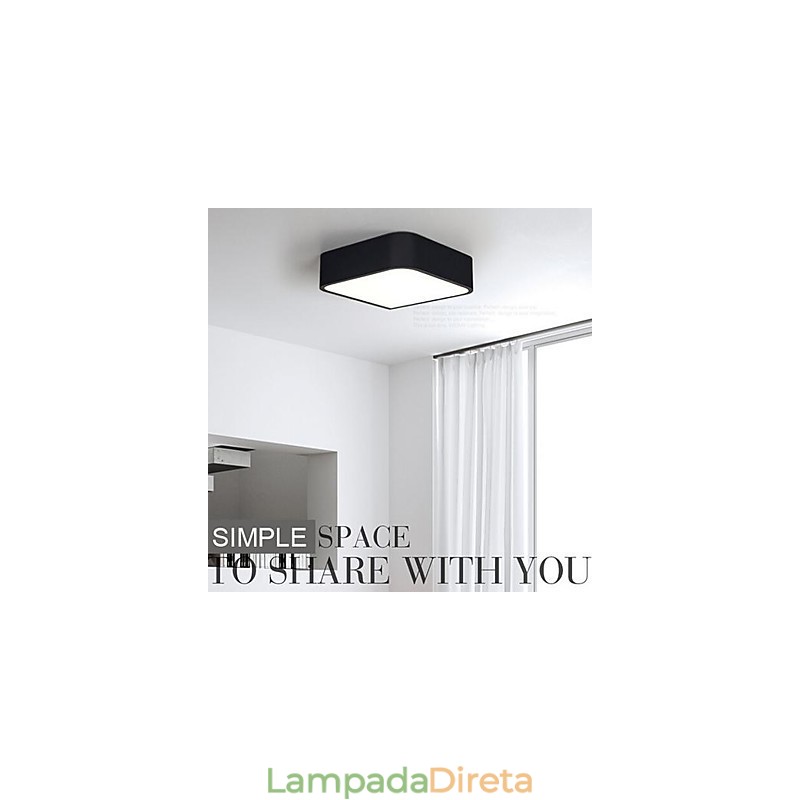 Luminária de parede de metal com pintura contemporânea moderna